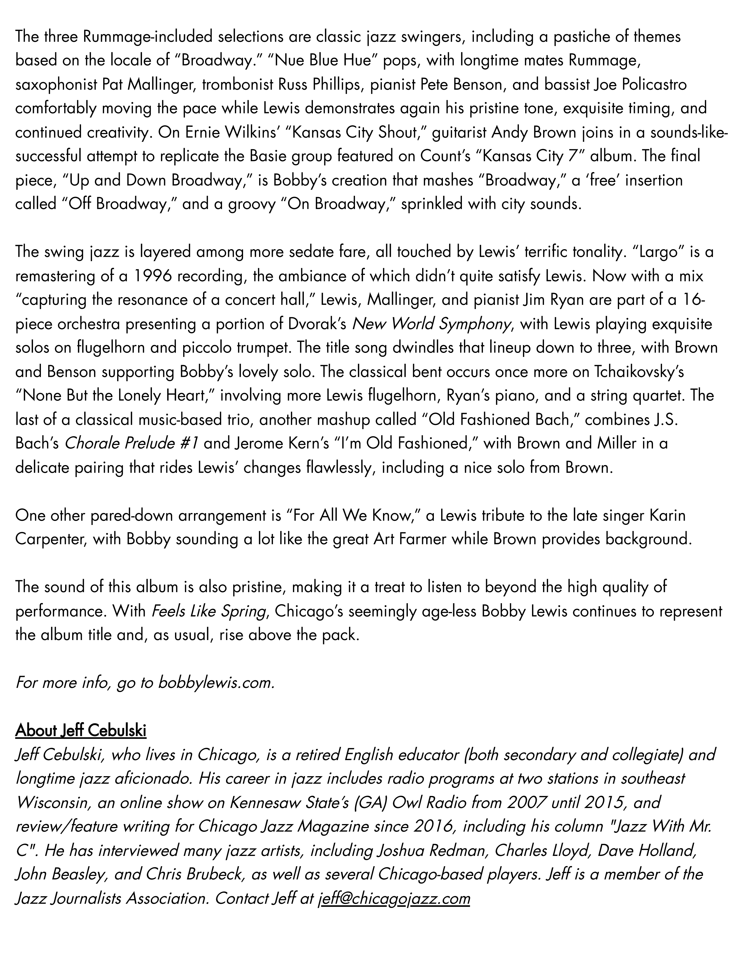 JAZZ-REVIEW -Bobby-Lewis- Feels-Like-Spring -by-Jeff-Cebulski-2